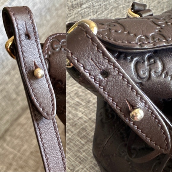💯Authentic Gucci Microguccissima and Guccissima Bree Crossbody Shoulder Bag - Picture 10 of 16